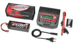 Team Corally Energy Pack Lipo 60C 5500Mah 3S T-PLUG Hard...
