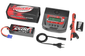 Team Corally Energy Pack Lipo 60C 5500Mah 3S EC-5 Hard...