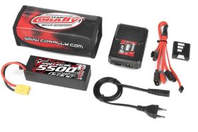 Team Corally Energy Pack Lipo 60C 5500Mah 3S XT-90 Hard...