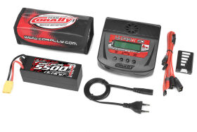 Team Corally Energy Pack Lipo 60C 5500Mah 4S XT-90 Hard...