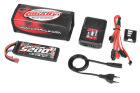 Team Corally Energy Pack Lipo 60C 5200MAH 2S T-Plug Semi-Soft Case + Racer 50 2-4S AC Charger + Lipo Safety Bag + Charge-Balance Lead / C-47230-01-01