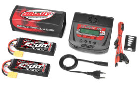 Team Corally Energy Pack 2X Lipo 60C 5200MAH 3S XT-90...