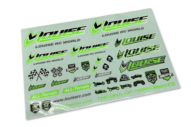 Louise RC Sticker Sheet Neon Green / LR-T3373G
