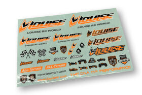Louise RC Sticker Sheet Neon Orange / LR-T3373O