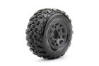 JETKO EX Belted Tyre King Cobra SC Black wheel 12,14,17mm Hex (2) / JK3102CB
