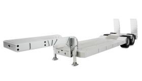 AMEWI Tieflader-Sattelauflieger E-012 mit Doppelachse aus...