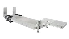 AMEWI / Tieflader-Sattelauflieger mit Doppelachse aus Aluminium 1:14 KIT / 22731