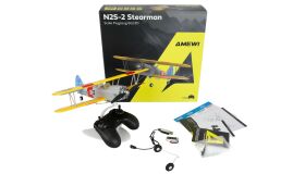 AMEWI / AMXFlight N2S-2 Stearman 360mm 6G/3D 6-Kanal RTF...