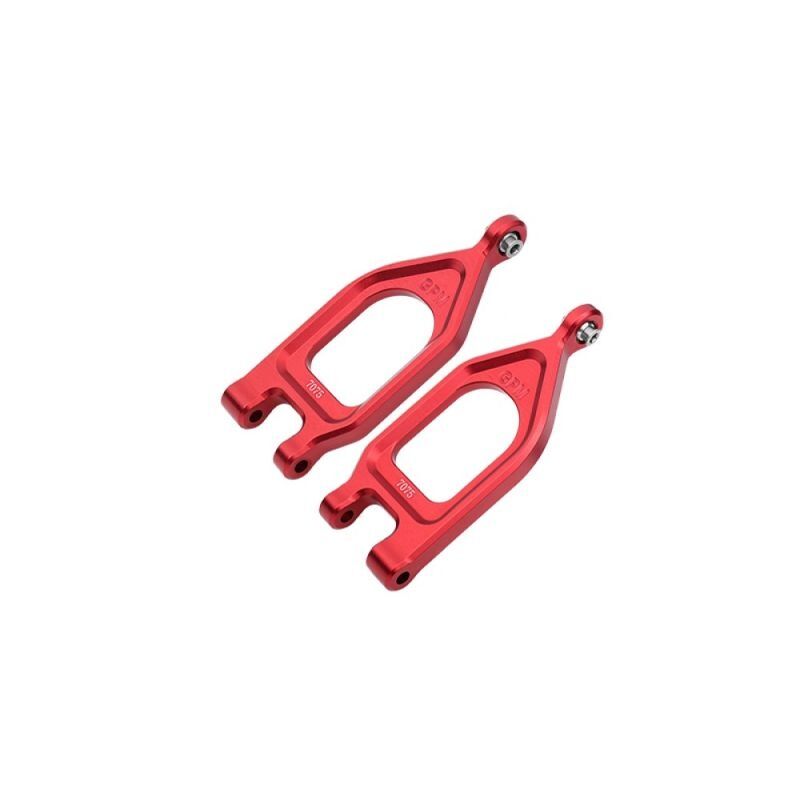 GPM ARRMA 1/10 Gorgon 4X2 Vorteks Fury Quake 223S DSC 2WD Alu Querlenkerstrebe vorn oben rot / GPMMGO054R