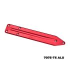 GPM ARRMA 1/8 Kraton 6S EXB V6 Alu Skidplatte hinten rot / GPMMKV6330RR