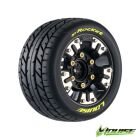 LOUISE TRX Mini-MAXX / XRT ST-Rocket auf Felge schwarz 12mm Removable Hex (0&1/2) (2) / LOUT3387SM