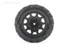 JETKO EX Tyre ST King Cobra Black Wheel 2.8" Hex 12,14,17mm (2) / JK2702CB