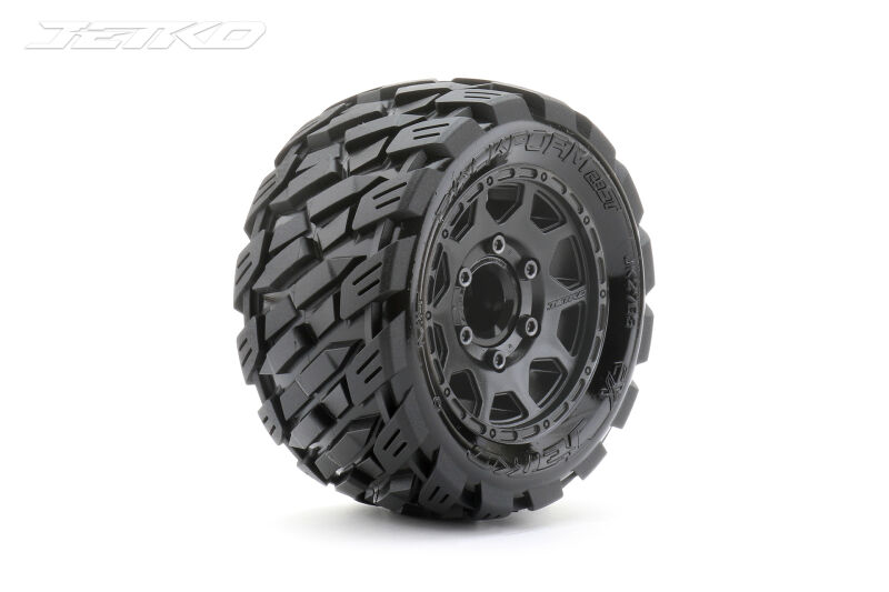 JETKO EX Tyre ST Rockform Black Wheel 2.8" Hex 12,14,17mm (2) / JK2703CB