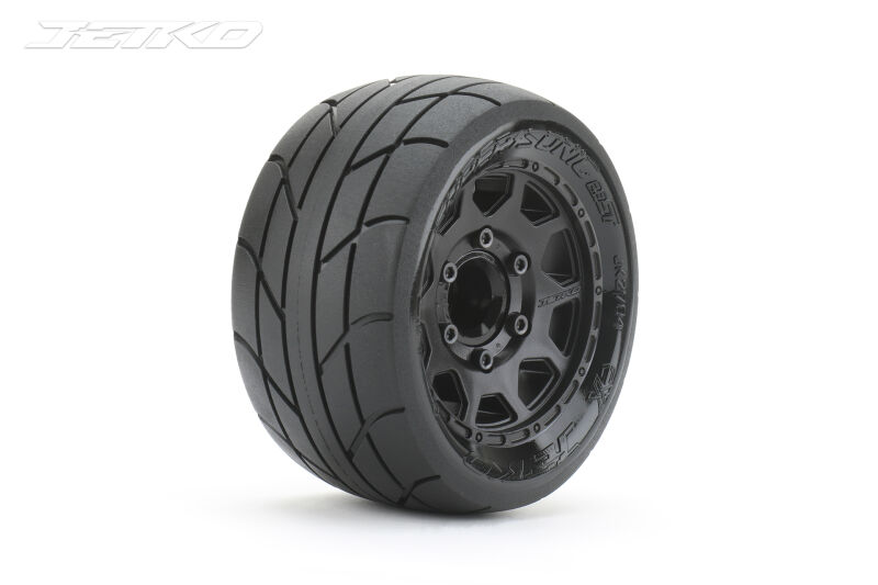 JETKO EX Tyre ST Super Sonic Slicks Black Wheel 2.8" Hex 12,14,17mm / JK2704CB