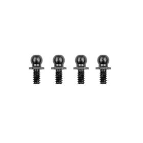 Team Associated RC10 Ballstuds 5.3mm, Short Neck, Black /...