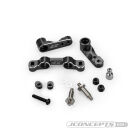JConcepts RC10B7 | RC10B7D steering kit, black / JCO5209-2
