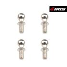 Iris 5x5.75mm Suspension Ballstud (4pcs) / IRIS-84015