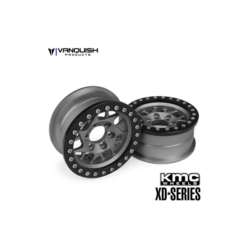 Vanquish KMC 1.9 XD127 Bully Grey Anodized / VPS07712