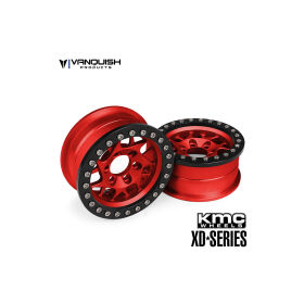 Vanquish KMC 1.9 XD127 Bully Red Anodized / VPS07713