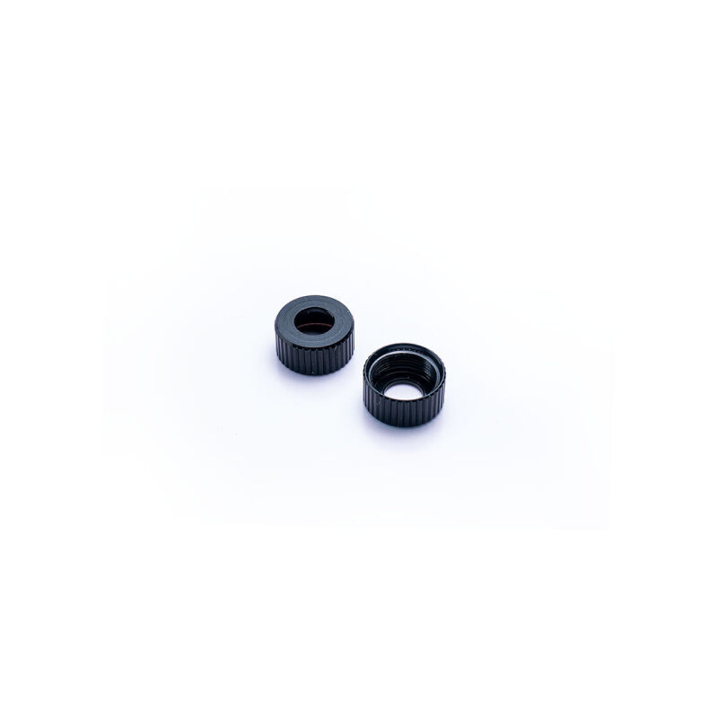 Koswork Lower Shock Cap Black (2) 12mm & 13mm Shock AE / KOS04808BK