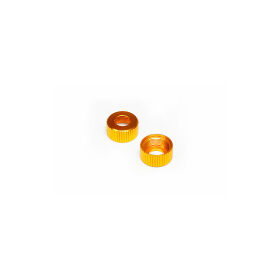 Koswork Lower Shock Cap Gold (2) 12mm & 13mm Shock AE...