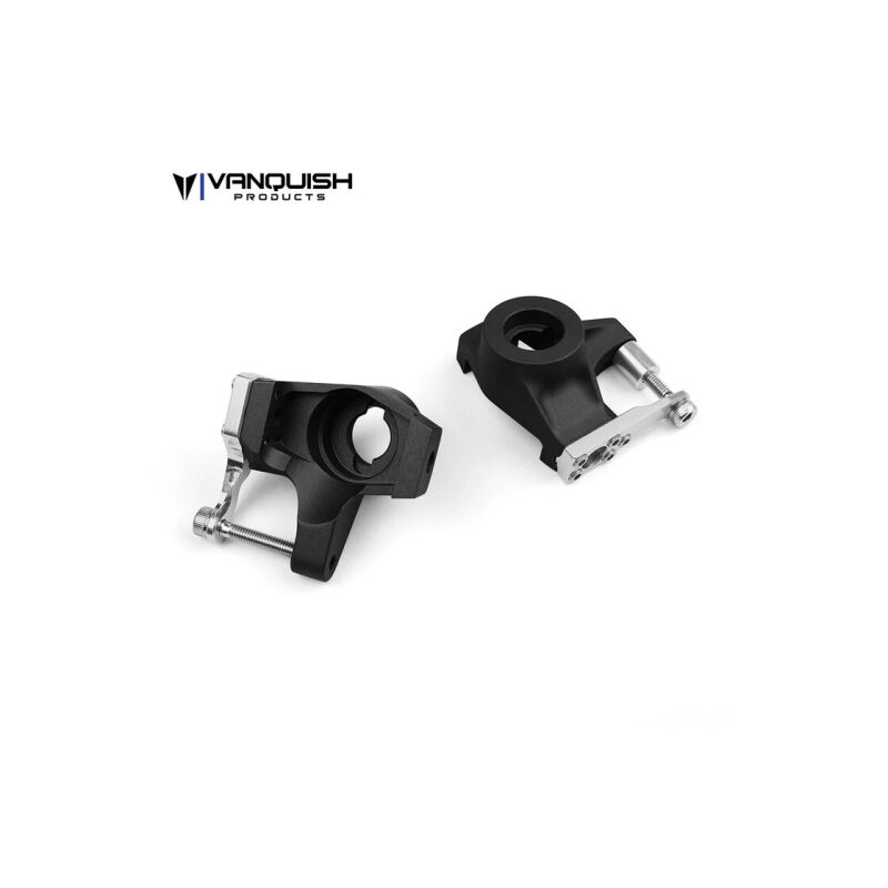 Vanquish F10 Straight Axle Knuckles - Black / VPS02900