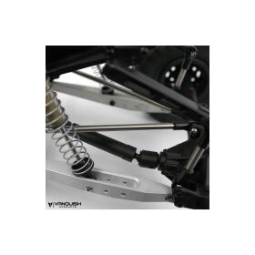 Vanquish Yeti Trailing Arms Clear Anodized / VPS07351