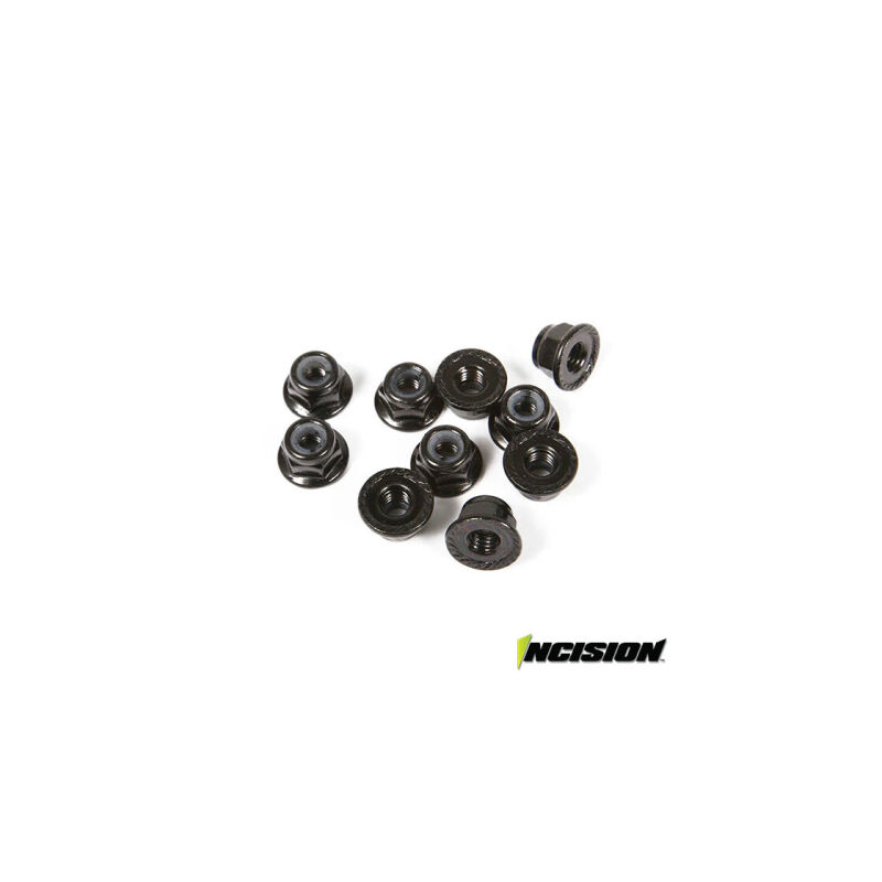 Incision 4mm Wheel Lock Nuts (10pcs) / IRC00140