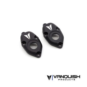 Vanquish F10 Aluminum Portal Rear Axle Caps - Black /...