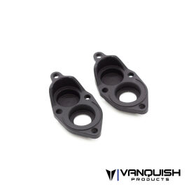 Vanquish F10 Aluminum Portal Rear Axle Caps - Black /...