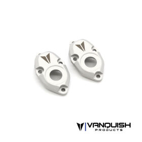 Vanquish F10 Aluminum Portal Rear Axle Caps - Clear /...