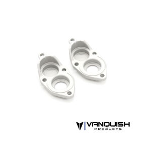 Vanquish F10 Aluminum Portal Rear Axle Caps - Clear /...