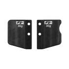 Team Associated RC10TC8 FT Steel Front And Rear Short Battery Weight Set, 60g / AE32091