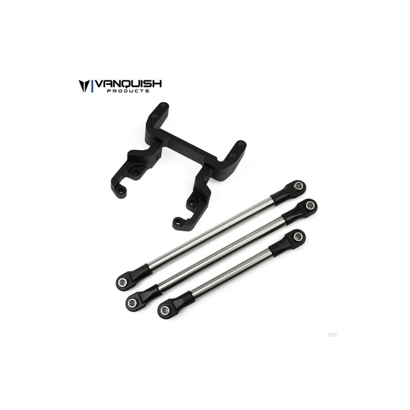 Vanquish SCX10-2 F9 Servo Mount Black / VPS07856