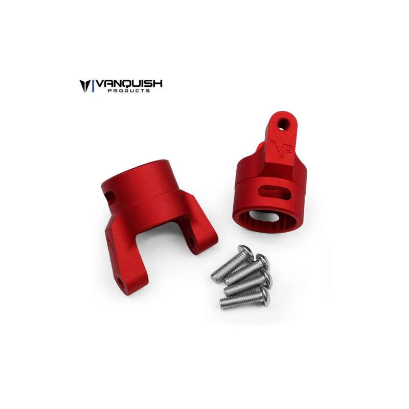 Vanquish Axial Wraith / XR10 C-hubs Red Anodized / VPS02015