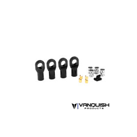 Vanquish Machined Rod Ends - Black / VPS08500