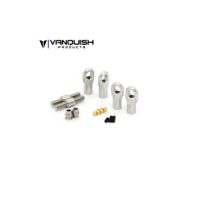 Vanquish H10 Machined Steering Links - Clear / VPS08862