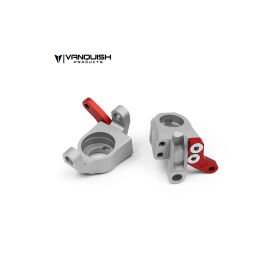 Vanquish Axial Wraith Steering Knuckles Clear Anodized /...