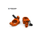 Vanquish Axial Wraith Steering Knuckles Orange Anodized / VPS03202