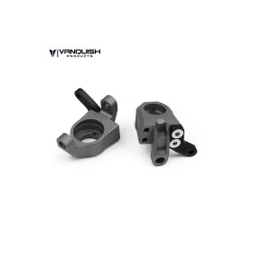 Vanquish Axial Wraith Steering Knuckles Grey Anodized /...