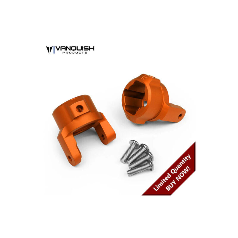 Vanquish Axial SCX10 8 Degree C-Hubs Orange Anodized / VPS02865