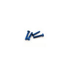 Hiro Seiko Alloy Hex Socket Flat Head Screw M3x18 (4pcs | AE-Blue) / HS-48997