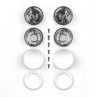 Team Associated RC10 Jay Halsey Rear Chrome Wheels / AE6396