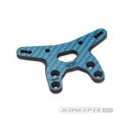 JConcepts RC10B7 -2mm carbon fiber front shock tower - blue / JCO5214-1