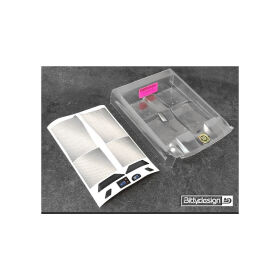 Bittydesign Clear interior cockpit (For RR-Baja/Ultra | Pre-Cut) / BDCR-RR-DC