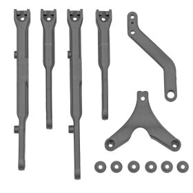 Team Associated RC10B84 FT Carbon Chassis Braces / AE92504