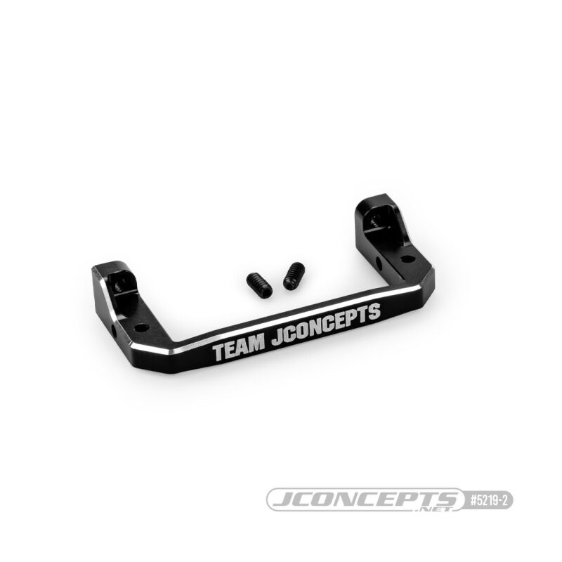 JConcepts RC10, RC10T, RC10GT servo mount bracket, black / JCO5219-2