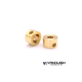 Vanquish Brass Rear Axle Cap Weights (2) / VPS04004