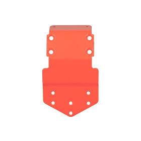 Team Associated RC10T Nose Plate, Neon Red / AE7831