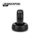 JConcepts Carvers - green (Fits - 2.2" narrow RC10T front wheel) / JCO4155-02
